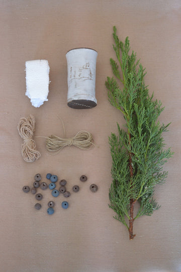 Pack navideño DIY - arbolito de navidad en un vasito no 6