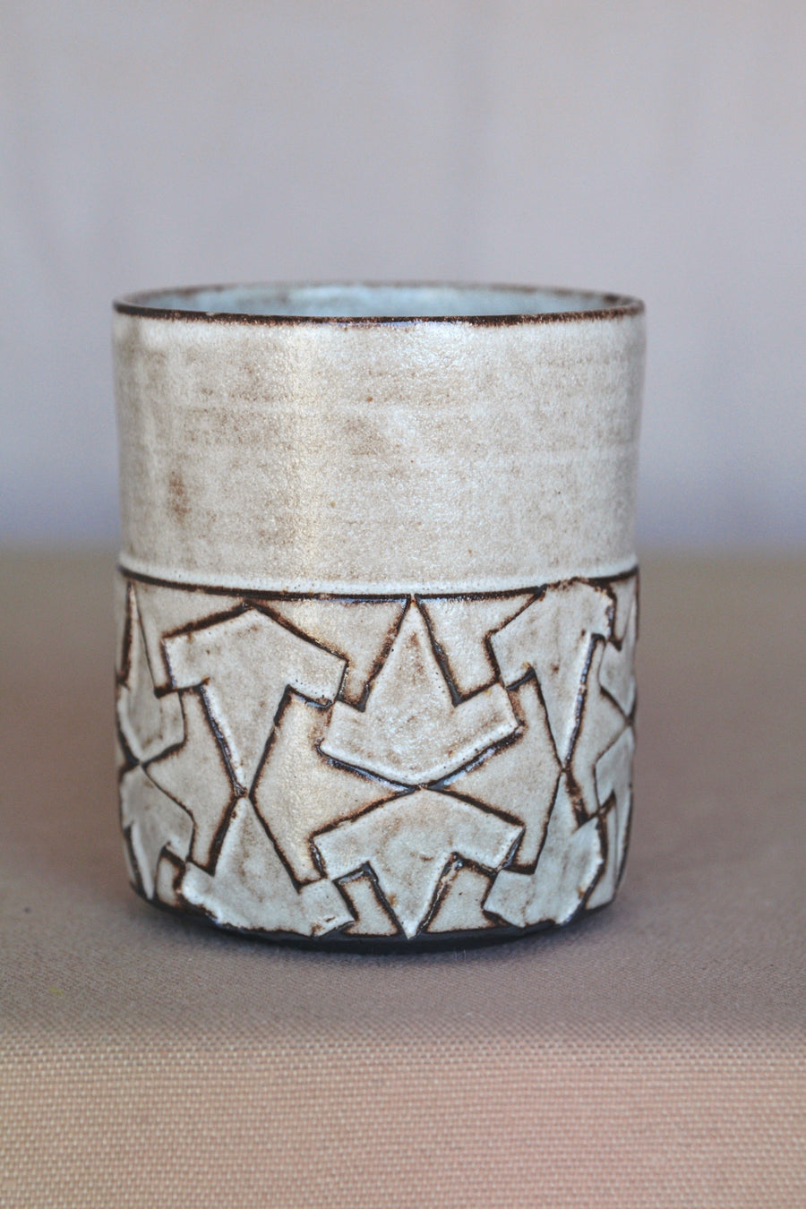 Handcrafted ceramic cup